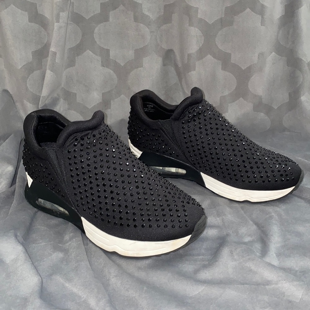 Gunmetal Slip-On Sneakers
